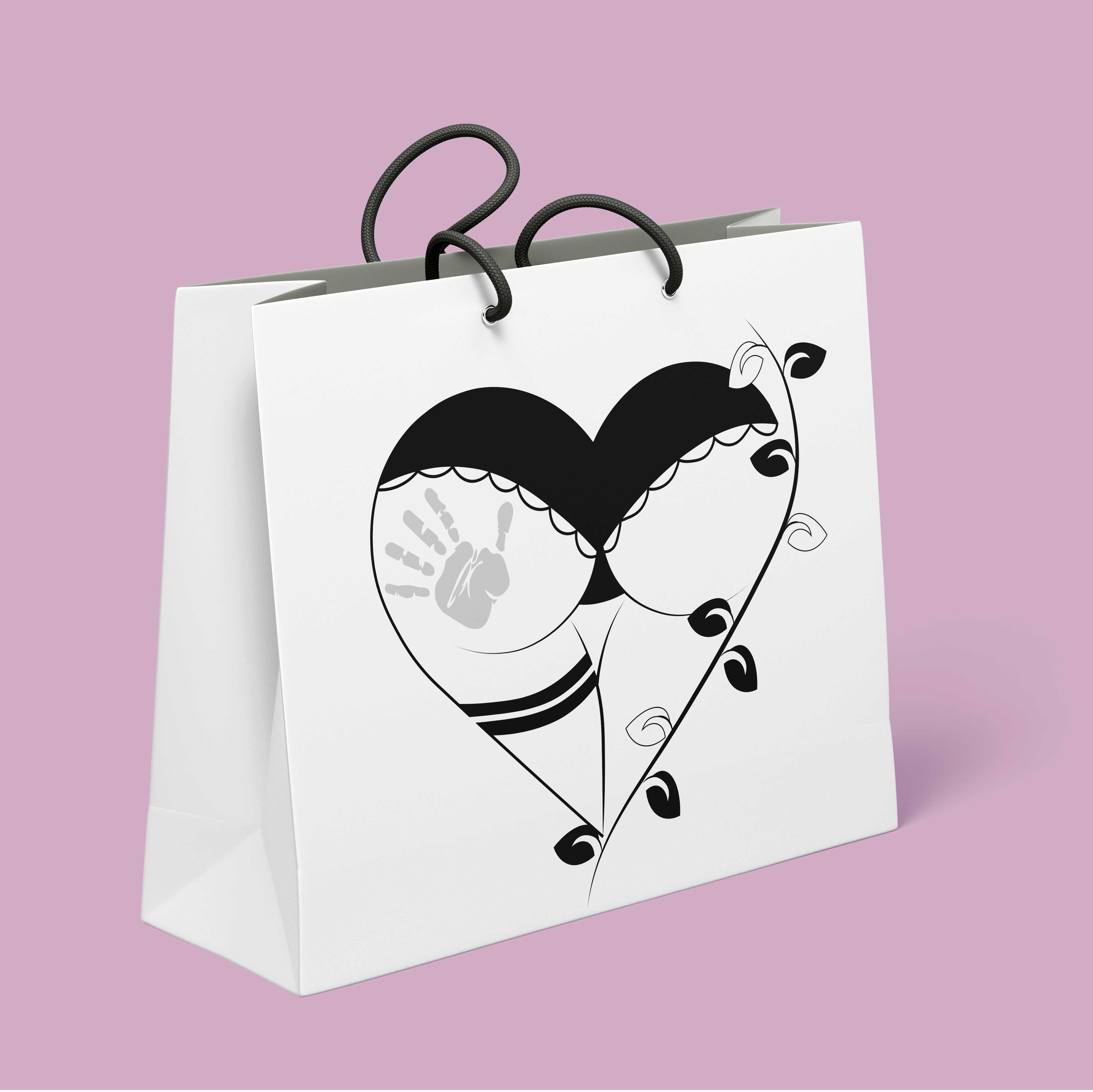 unterwäsche Logo Tasche