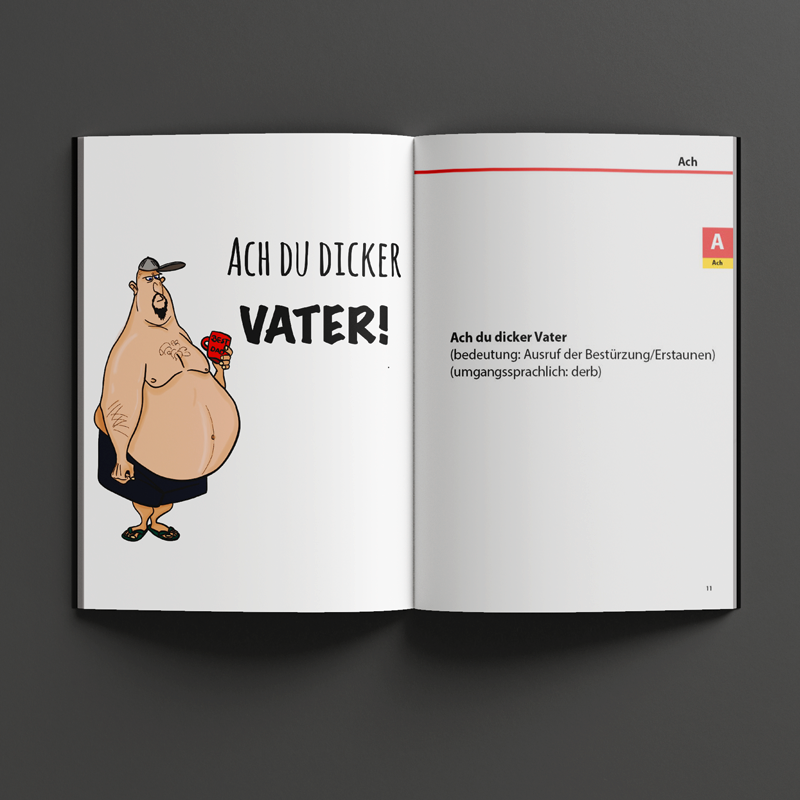 ach du dicker Vater Innenseite definition