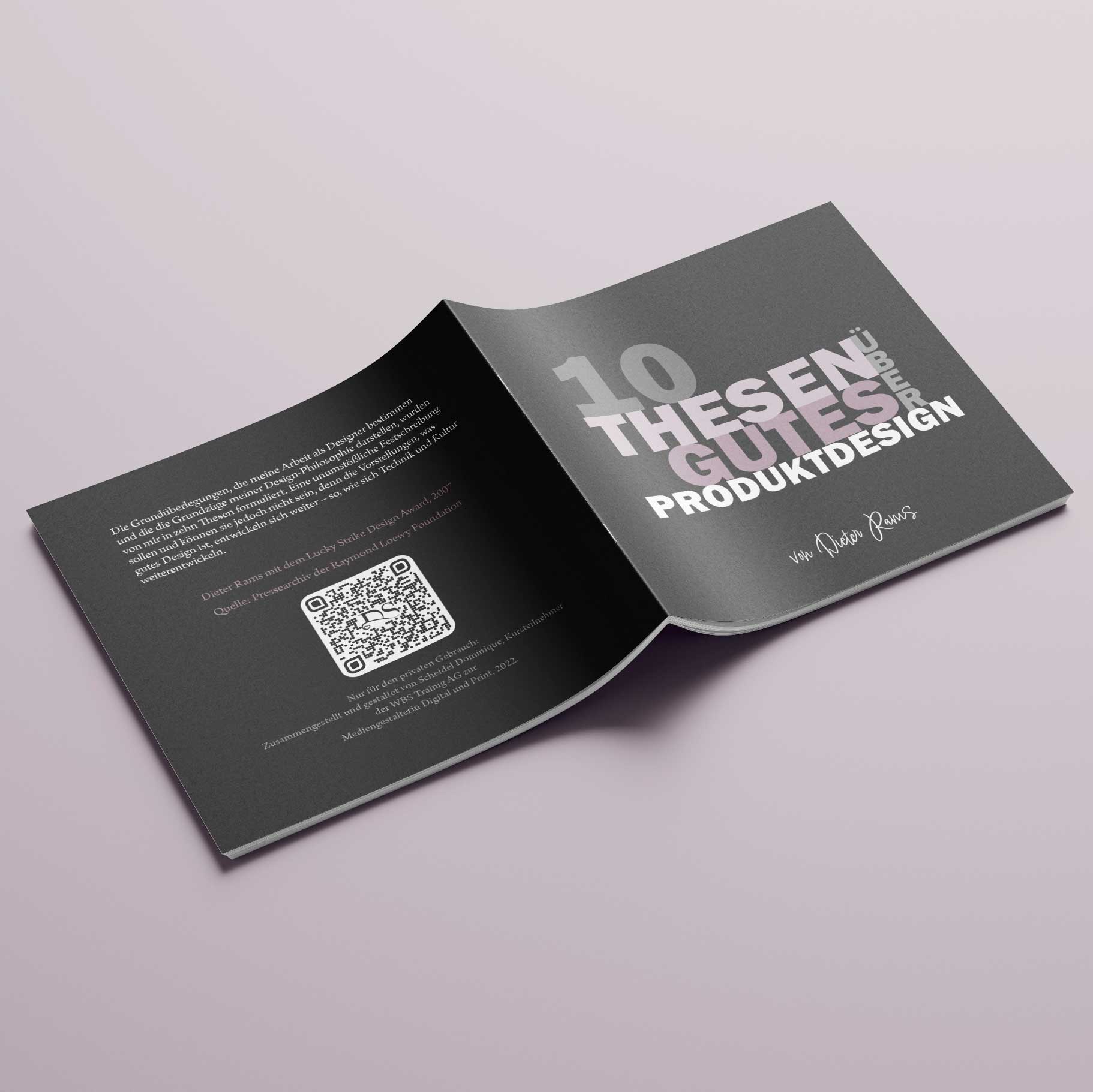 Broschüre 10 Thesen für gutes Design