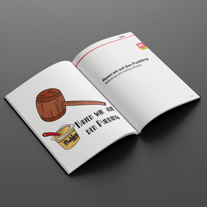 Buchinnenseite Pudding definiton